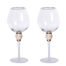 Champagne Flutes Glass Set Modern Elegant Stemware For Weddings Anniversary Christmas Birthday