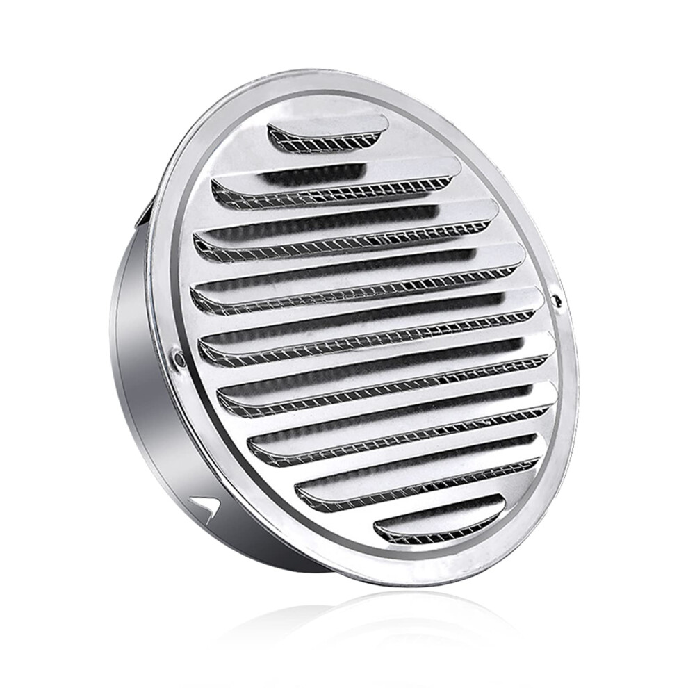 Round Vent Cover For Concert Halls, Rainproof Design Easy Maintenance Stainless Steel Soffit Vents 9466005036917