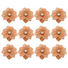 Platzsets mit Hibiskusblütenmuster, exquisite Serviettenringe mit Blumenmotiv, verleihen Ihrer Familie und Ihren Gästen eine romantische