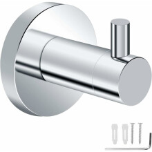 Ganchos de parede polidos à mão com acabamento espelhado para uso versátil. Design elegante que complementa a decoração moderna da casa.