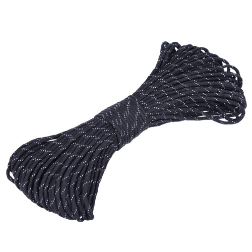 Σχοινί Paracord για χρήση σε εξωτερικούς χώρους και χειροτεχνίες, ανακλαστικό Guyline