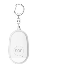 Persoonlijke veiligheidsalarm, noodalarm met LED-flitslicht voor vrouwen, kinderen en ouderen (3 stuks)
