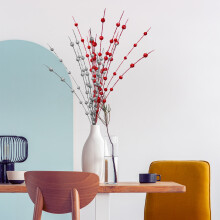 Festliche Pracht, DIY-Blumenarrangements aus Zweigen für unvergessliche Dekorationen, bereichern Sie Ihre Feierlichkeiten mit lebendigen Zweigen,