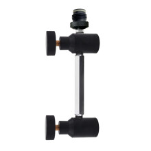 Double Input Air Adapter For CO2 Container, Ergonomic Mechanism, Paintball Double Tank Compatible, CO2 Accessories