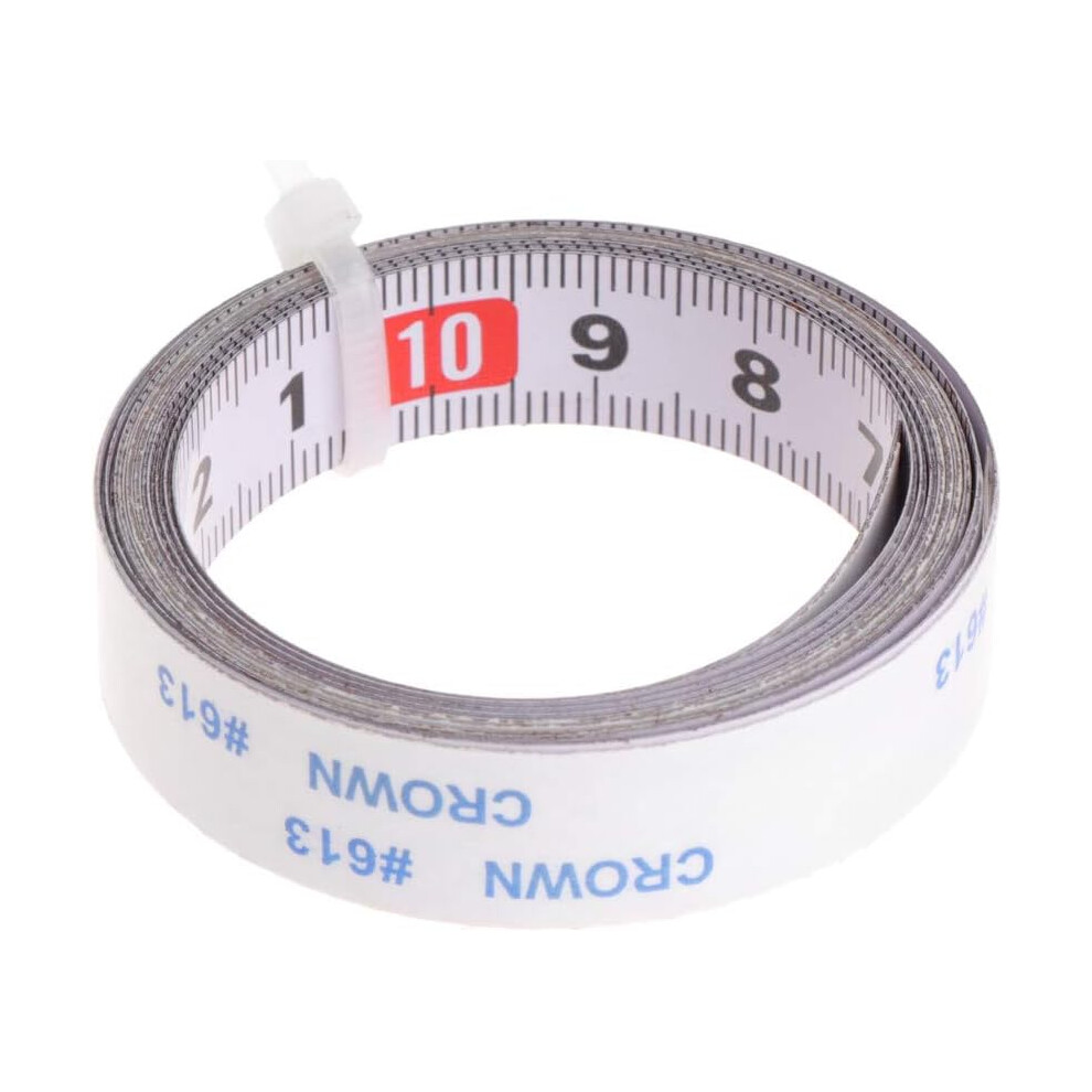 Adhesive Backed Tape Measure, Easy To Trim Left To Right Reading Steel Tape For Workbench (3M) 9454554067148