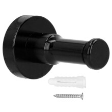 Ganchos para toallas de metal macizo fundido a presión, acero inoxidable impermeable, resistentes para montaje en pared, fácil instalación, alta
