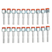 20 STÜCKE Klimaanlage Schlauch Barb Fitting Gerade