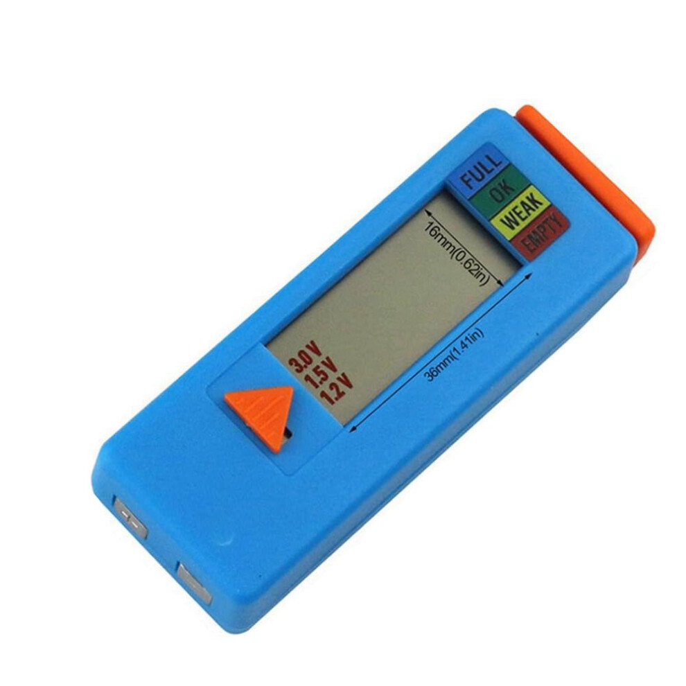 Battery Tester Digital Battery Tester Portable Small Alkaline Battery Tester For Aa Aaa 9V Blue 9323874584799
