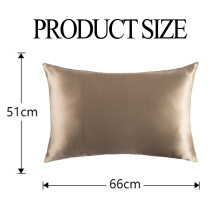 Mulberry Silk Pillowcase Envelope Design, Wrinkle and fade resistant Premium Satin Bedding Cover, Double-Sided Soft And Smooth Satin Fabric for Skin A