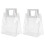 2 Stück Beutel, transparente Geschenktüte, 3