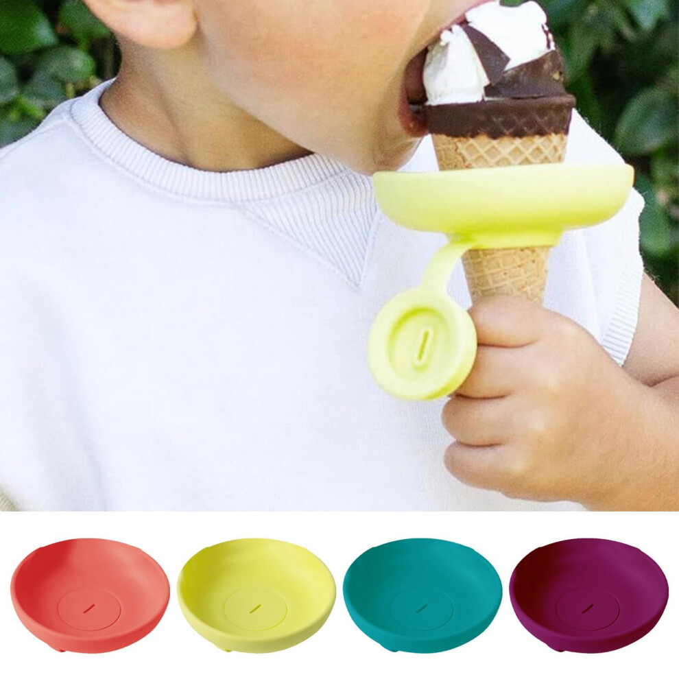 Drip Popsicle Holder Silicone Ice Lolly Holder For Kids Reusable Toddler Ice Drip Catcher Cream