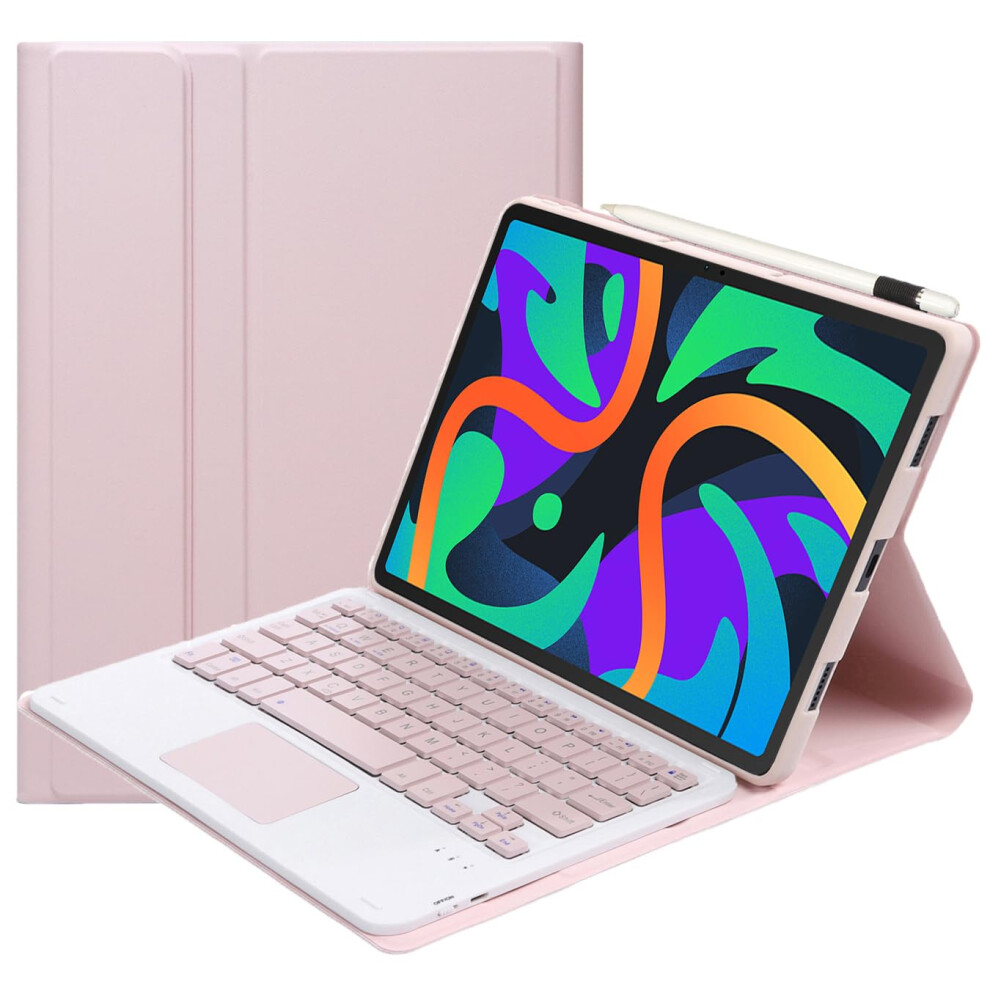 Wireless Bluetooth Keyboard Cover For Tab B11/M11/K11 And Pad 11 11Inch Case & Touch Mouse Pink 9323874583983