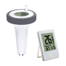 Wireless Floating Thermometer IPX8 Waterproof Digital For Swimming Pool Pond Bathtub Accurate Temperature Reading