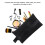 Handheld Tragbare Kosmetik Make-Up Pinsel Werkzeug 10