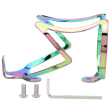 Lichtgewicht aluminiumlegering bidonhouder voor op de fiets, geschikt voor zijdelingse montage, kleurrijk, universeel passend, unieke groef,