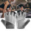 Halbfinger-Sporthandschuhe, Polyester, Unisex, 5