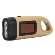 Attrezzatura di sopravvivenza per campeggio, illuminazione portatile per esterni, torcia a manovella a LED ricaricabile di emergenza, torcia a dinamo
