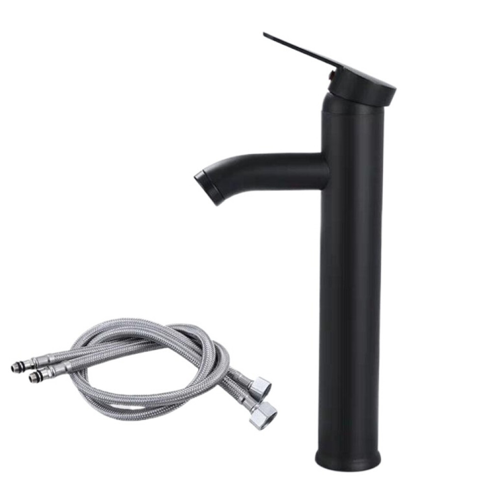 Innovative Bathroom Faucet, Easy Installation Fingerprint Free Tall Vessel Sink Faucet Ceramic Cartridge For Hassle-Free Luxury (1Pcs) 9466005061049
