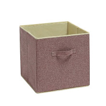 Caixa de armazenamento de brinquedos de construção de alta qualidade, design dobrável para economizar espaço, rosa, ideal para crianças, com