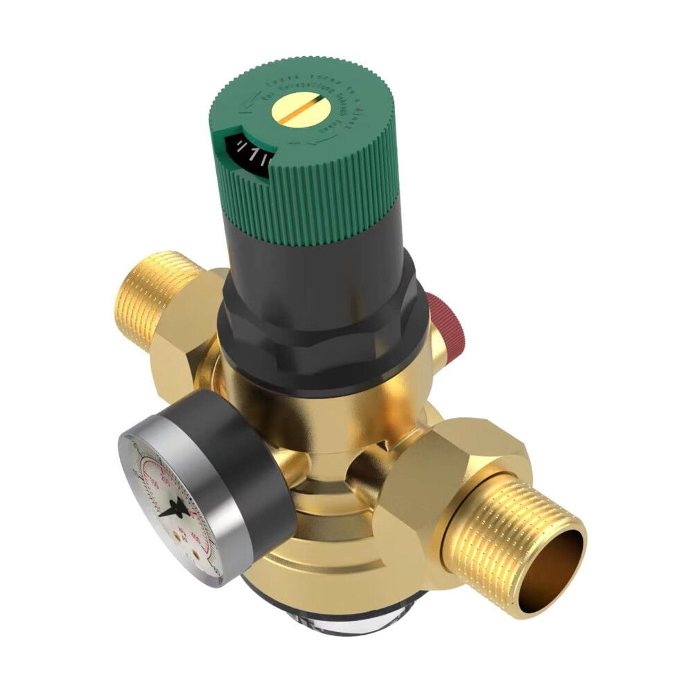 Pressure Regulator Dn15 Dn20 Brass Reducing Valve With Gauge And Mesh Filter For Drinking Water 9001264542009