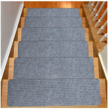 Carpet Stair Treads SlipResistant NonSlip SelfAdhesive Cuttable Indoor Stair Rug Runners 3PCS Light Green