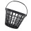 Schwarzer Golfballkorb, 9