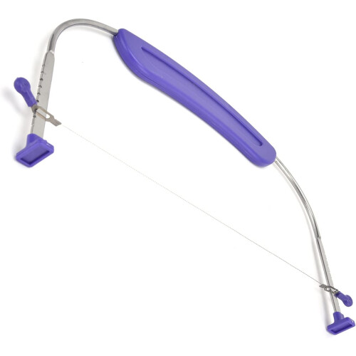 Cake Cutter PP+Stainless Steel Slicer, 3.8oz, Bakery Tool, Plastic Handle 1