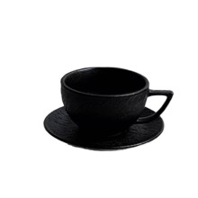 Coffee Mugs Ceramic Cup And Saucer Set Afternoon Noir Size For Afternoon Tea Latte Cafe