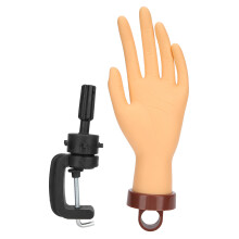 Nailart-Übungshand, flexibel, biegbar,
