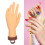Nailart-Übungshand, flexibel, biegbar, 10