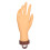 Nailart-Übungshand, flexibel, biegbar, 3
