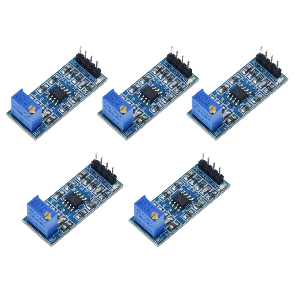 Operational Amplifier Module 5Piece 100X Gain Dual Opamp Board 9001264541958