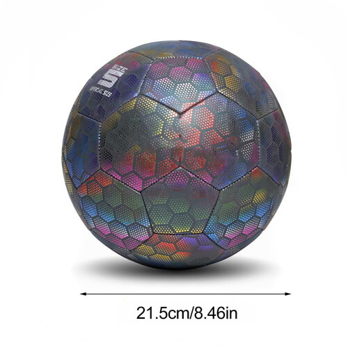 Reflektierender Fußball PU Leuchtender 1