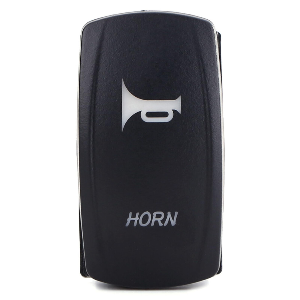 Horn Button Rocker Switch With Led, 12V24v 3 Pin For Car, Boat, Rv, Marine, Offroad Blue 9323874589756