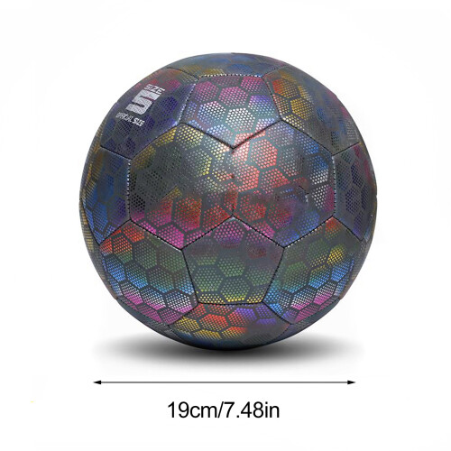 Reflektierender Fußball PU Leuchtender 1