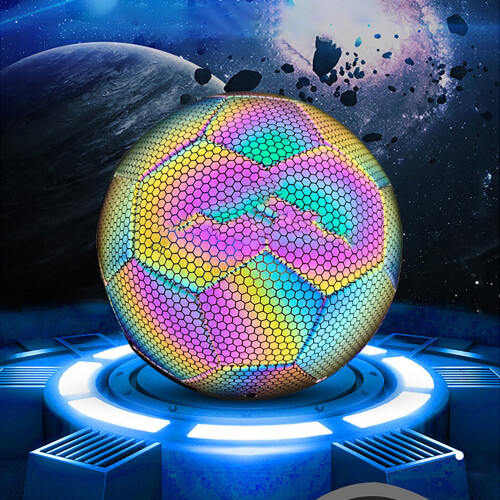 Reflektierender Fußball PU Leuchtender 2