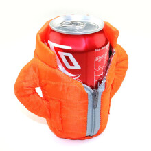 Isolierte Getränkejacke, zwei Isolierschichten,