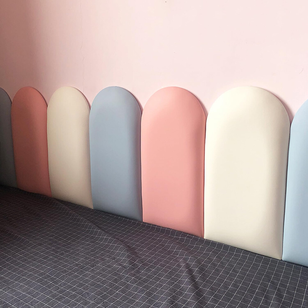 Pu Leather 3D Wall Panels Anticollision Soft Pad For Kids & Adults Peel And Stick Wallpaper, Yellow 20X40cm Set Of 6 9323874589558