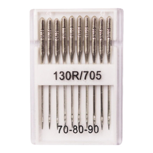 Jeans Sewing Machine Needles Set 70/10 90/14 100/16 Regular Point for Denim and Home Projects
