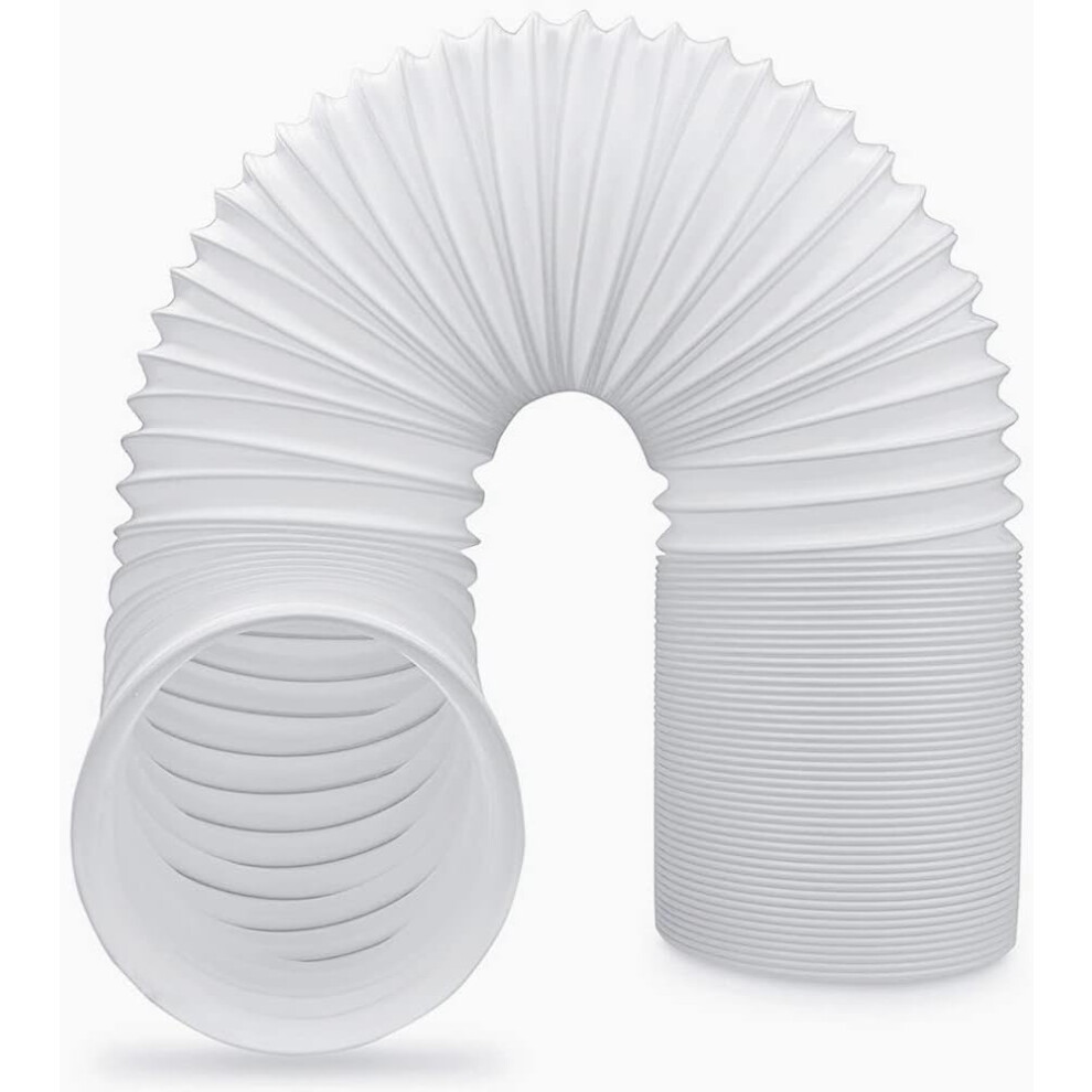 Portable Air Conditioner Hose With Anti-Clockwise Thread, Ac Exhaust Hose Universal Compatibility Flexible Pvc Polypropylene Steel Wire 200Cm Length 9466005080026