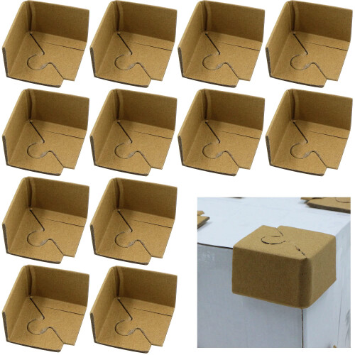 Cardboard Edge Protectors 20 Pack Adjustable Brown for Picture Frames Boxes  Storage