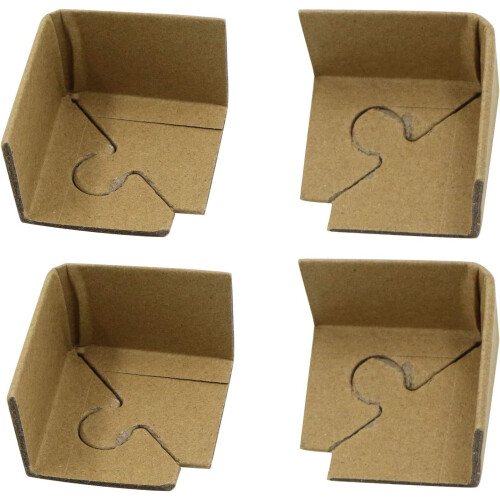 Cardboard Edge Protectors 20 Pack Adjustable Brown for Picture Frames Boxes  Storage 1