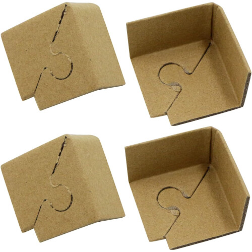 Cardboard Edge Protectors 20 Pack Adjustable Brown for Picture Frames Boxes  Storage 2