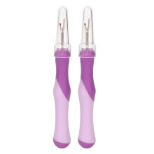 2 Pack Seam Ripper Tool with Ergonomic Handle, Sharp Stitch Remover for Sewing and Quilting