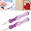 2 Pack Seam Ripper Tool with Ergonomic Handle, Sharp Stitch Remover for Sewing and Quilting 4