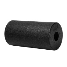 Foam Roller for Muscle Recovery, Deep Tissue Body Massager for Yoga, Pilates, Legs, Neck, Home or Gym, Travel Size Black
