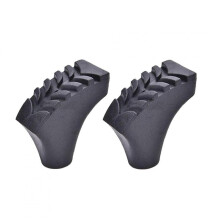 Trekking Pole Tip Protectors Rubber Caps Set of 2 Hiking Walking Stick Replacement Ends