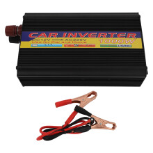 Power Inverter Converter1000W DC12V til AC ren sinusbølge spændingstransformer med aluminiumslegeringshus solcelle-inverter til bilbrug