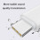Lightning to USB C Adapter for iPhone 15 16 Fast Charging Data Sync White Metal Connector 4