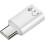 Lightning to USB C Adapter for iPhone 15 16 Fast Charging Data Sync White Metal Connector 3